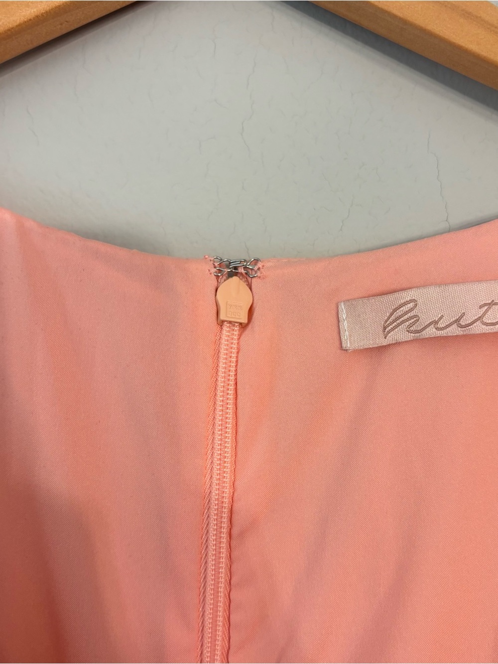Hutch Peach and Orange Floral Midi Dress - Picture 4 of 8